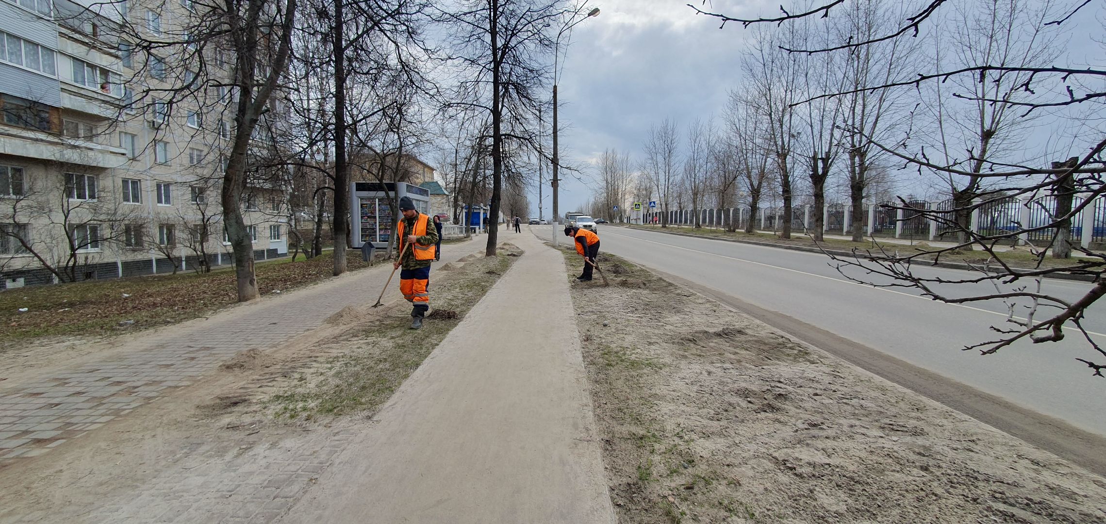 уборка, Дзержинский, перемены, месячник чистоты