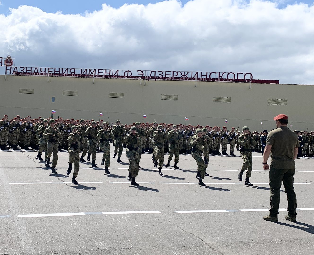 Балашиха, Подмосковье, 100 лет Дивизии имени Ф Э Дзержинского, Росгвардия, Орден Суворова, Выставка современных образцов вооружения и техники и трофеев из зоны СВО,