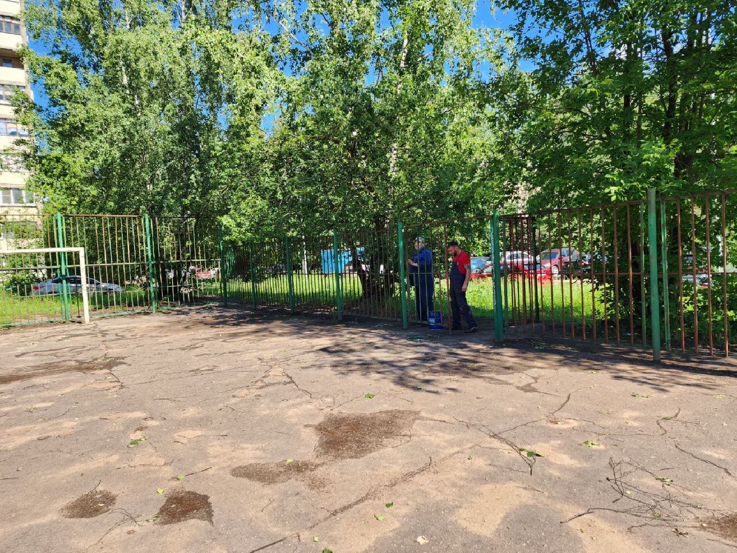 Солнечногорск, Благоустройство, спортплощадка, мбу, Двор,