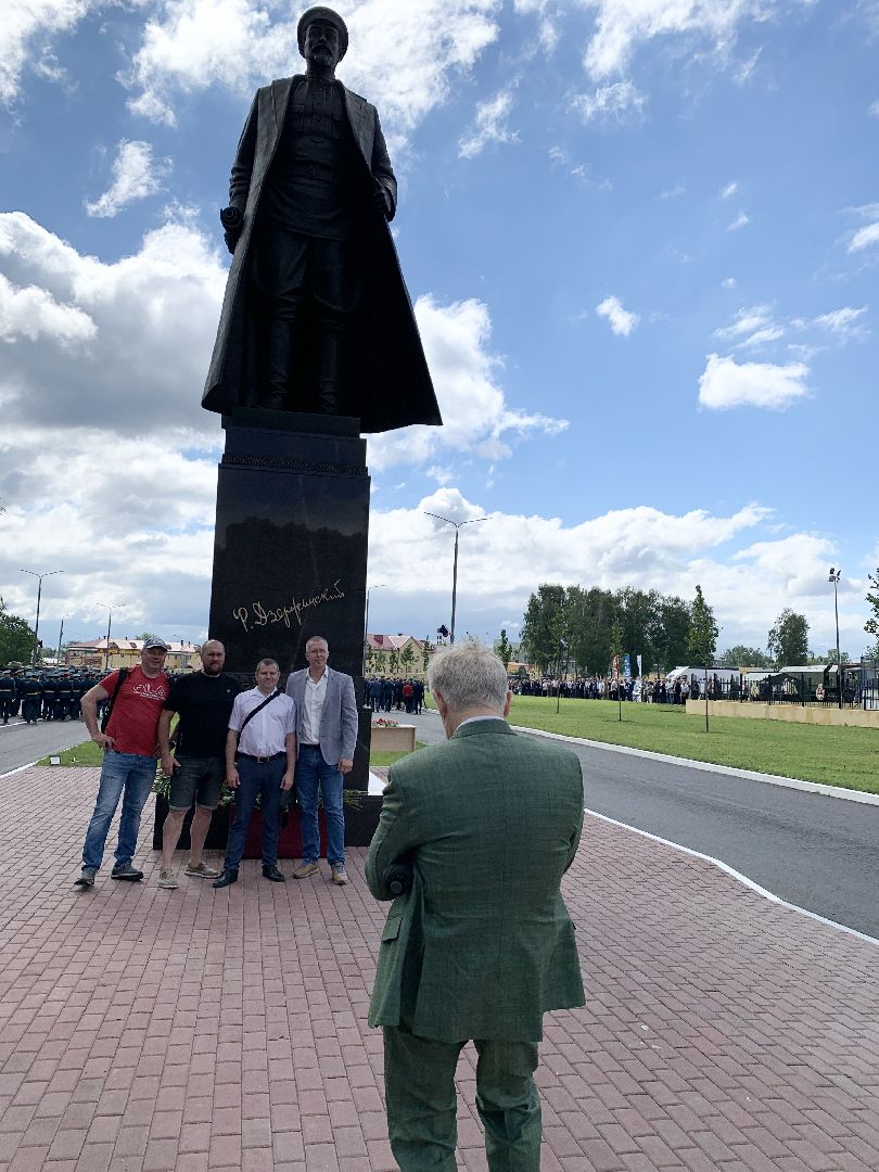 Балашиха, Подмосковье, Открытие памятника Феликсу Дзержинскому, 100 лет дивизии имени Феликса Дзержинского,
