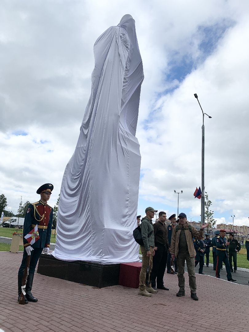 Балашиха, Подмосковье, Открытие памятника Феликсу Дзержинскому, 100 лет дивизии имени Феликса Дзержинского,