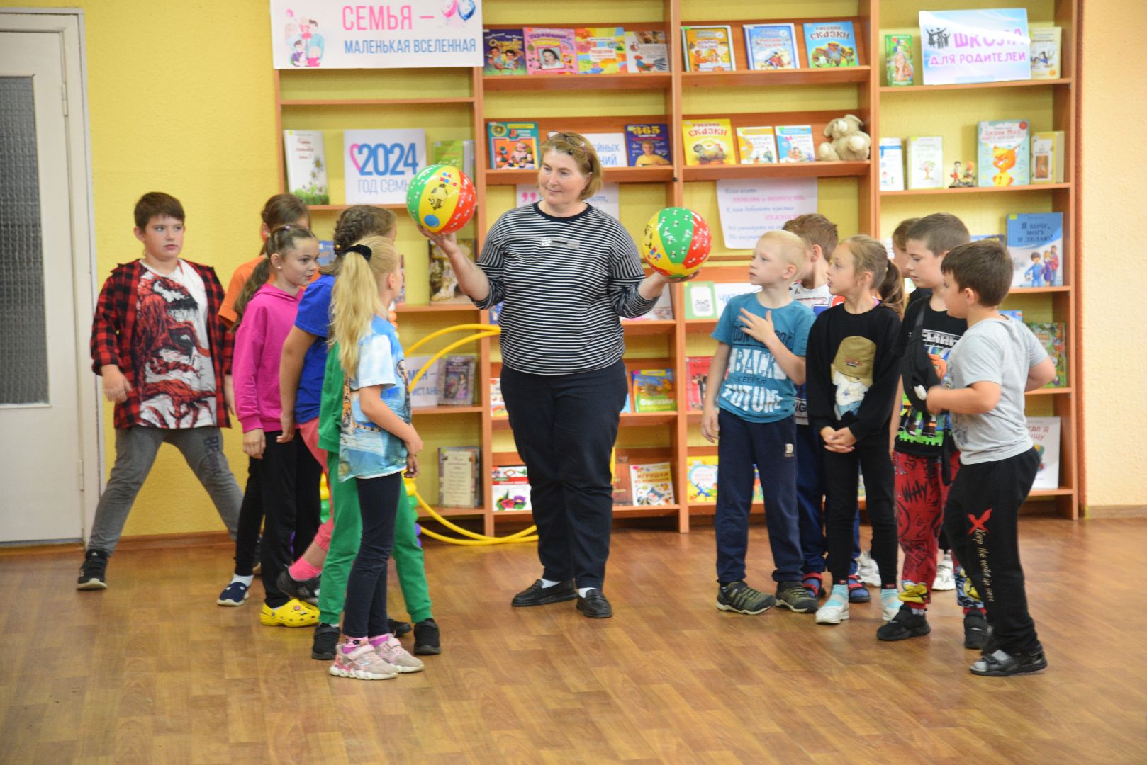 лотошино, лотошинская библиотека, дети, лагерь дневного пребывания,