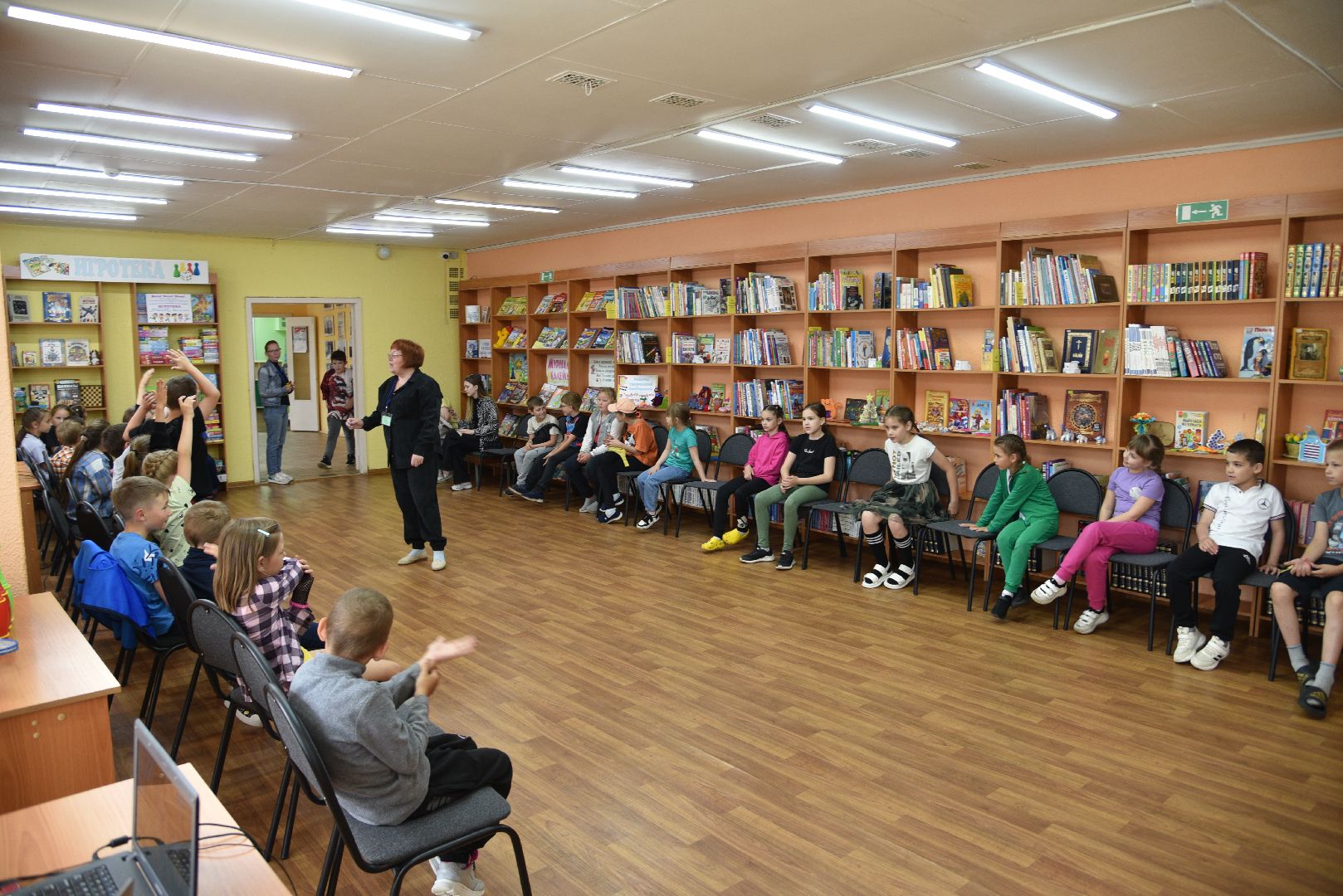 лотошино, лотошинская библиотека, дети, лагерь дневного пребывания,