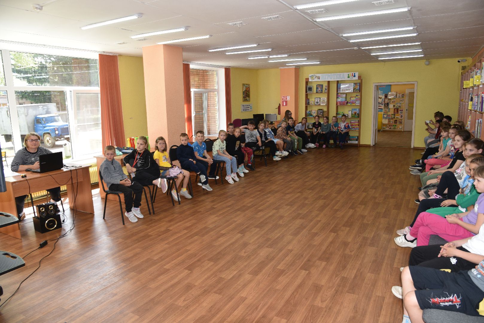 лотошино, лотошинская библиотека, дети, лагерь дневного пребывания,