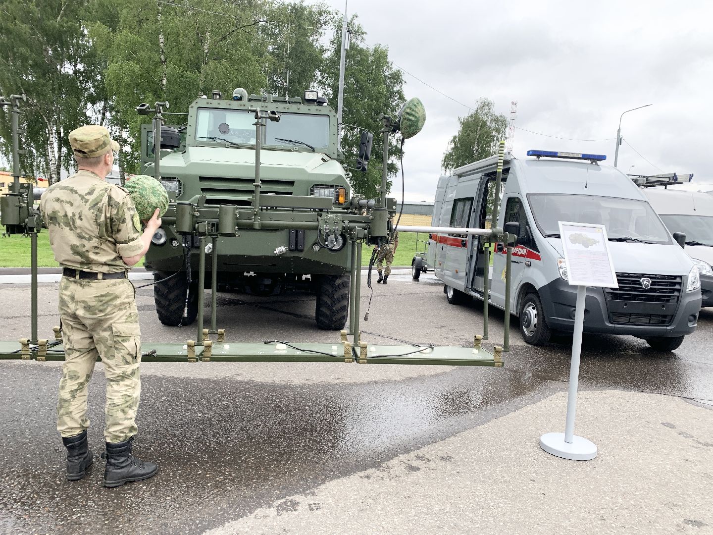 Балашиха, Подмосковье, 100 лет Дивизии имени Дзержинского, Выставка военной техники,