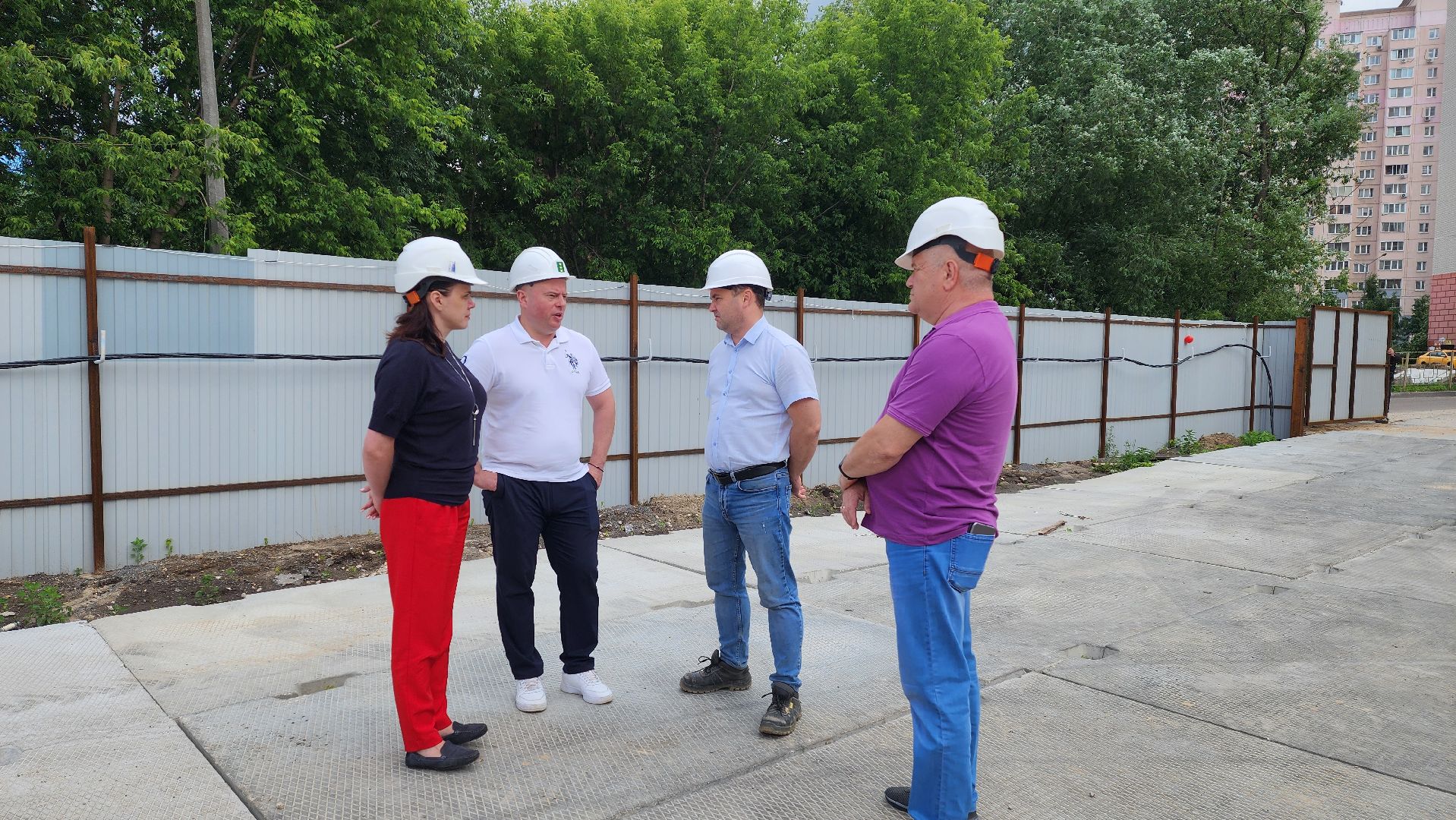 вок, строительство школы,