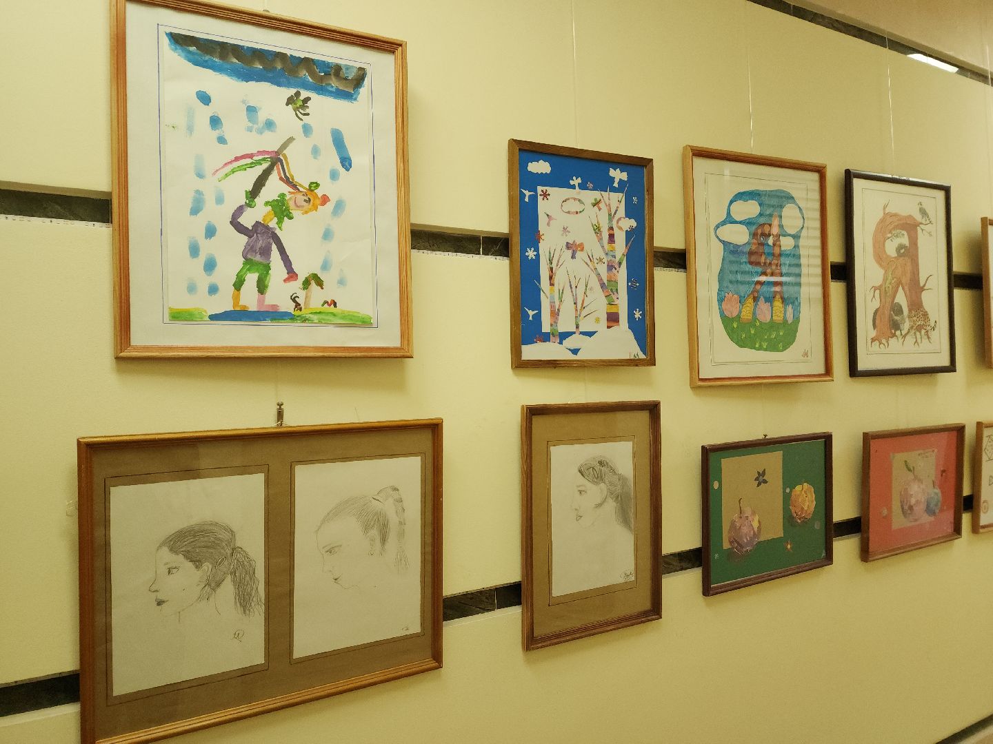 пушкино, дети, экспозиция, живопись, детское творчество,