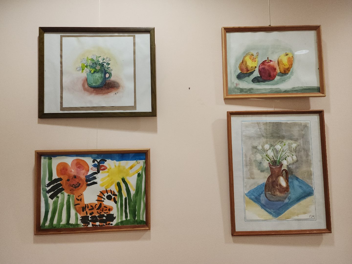 пушкино, дети, экспозиция, живопись, детское творчество,