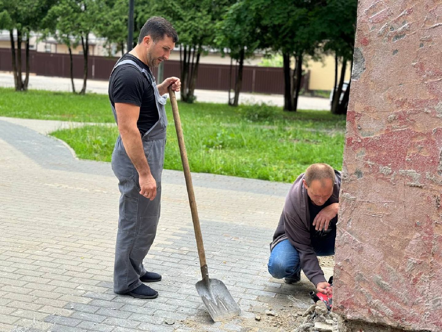 монумент, ремонт, ленин, восход,