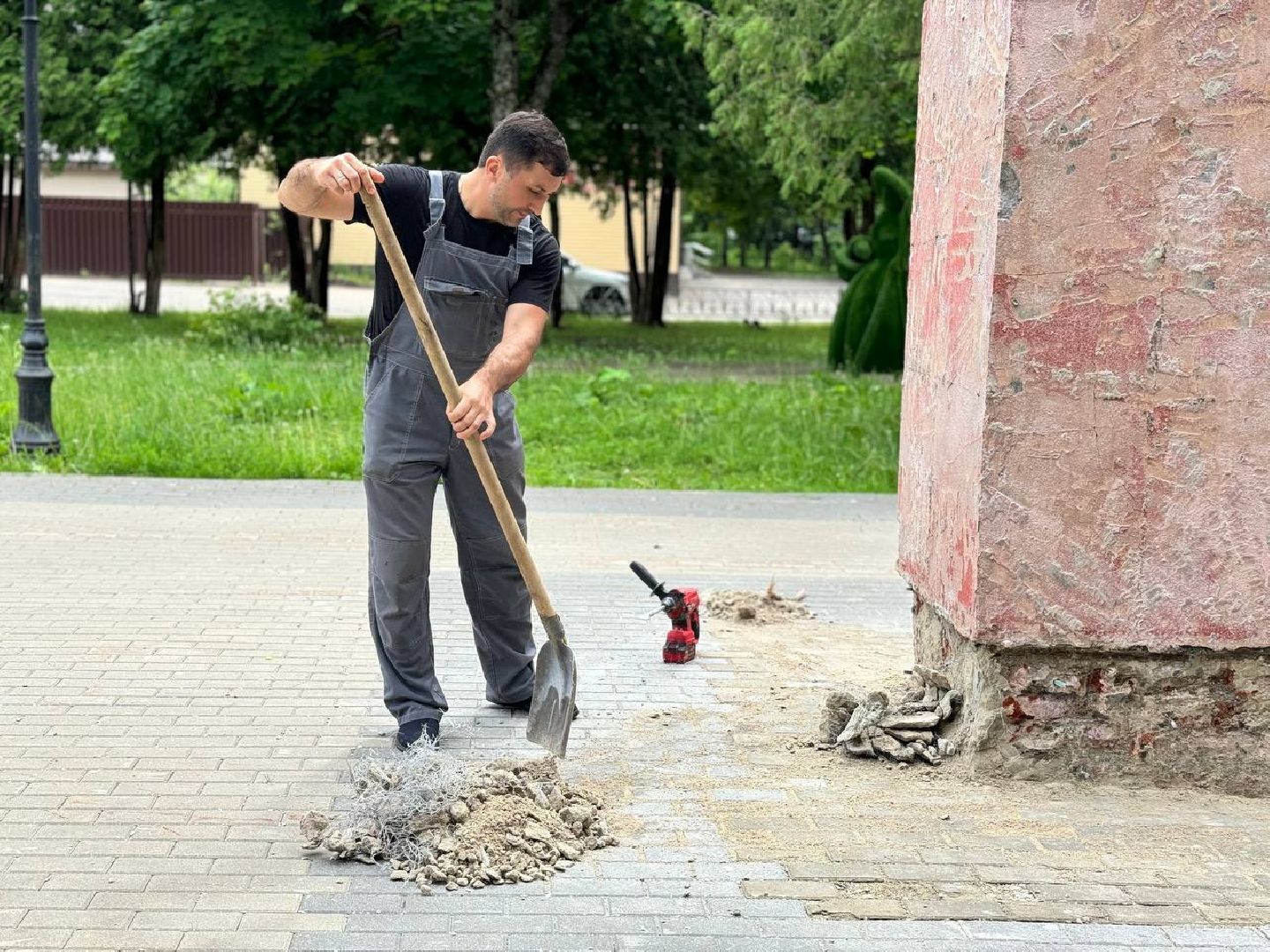 монумент, ремонт, ленин, восход,