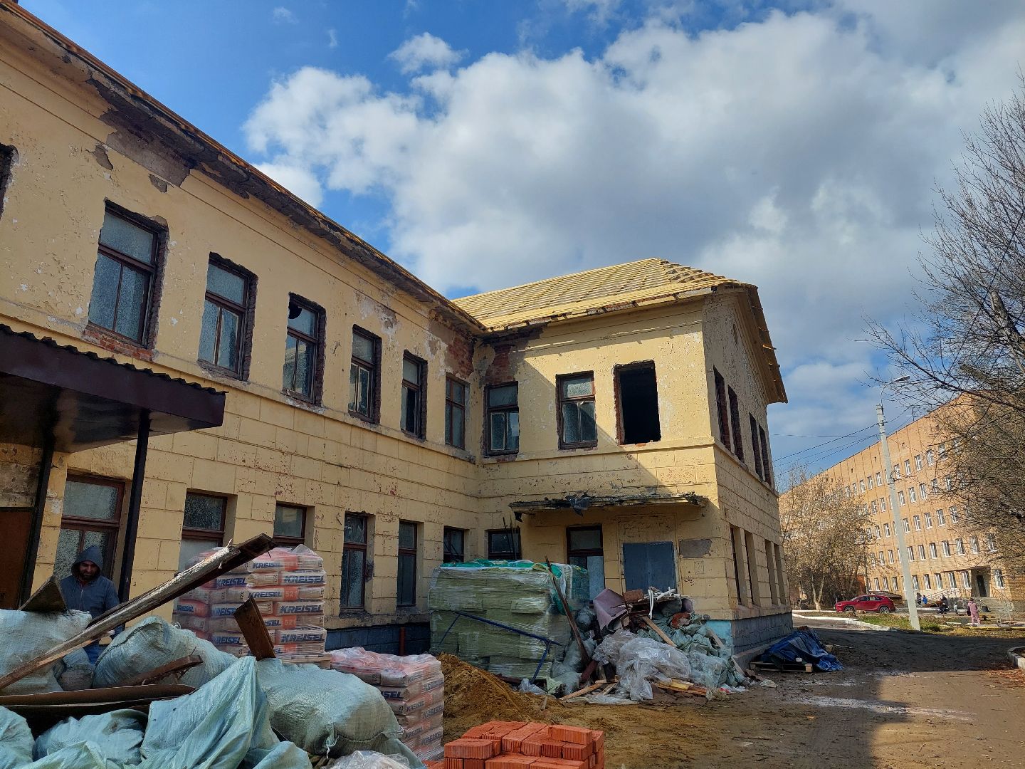 ремонт, больница, здравоохранение