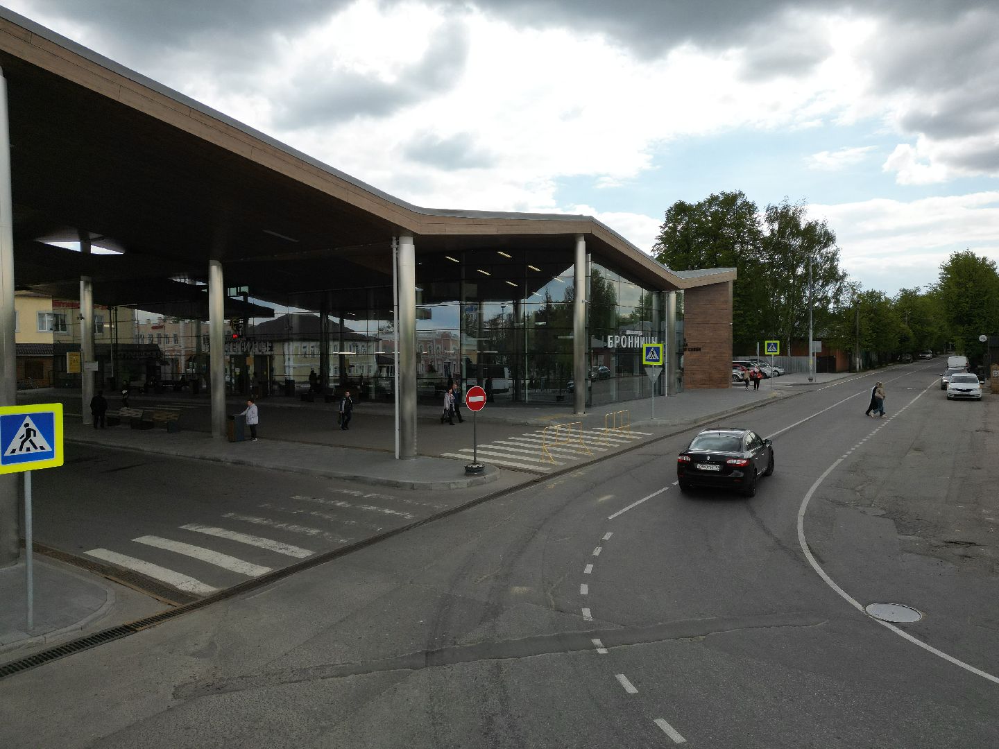 видео с коптера, бронницы, автовокзал,