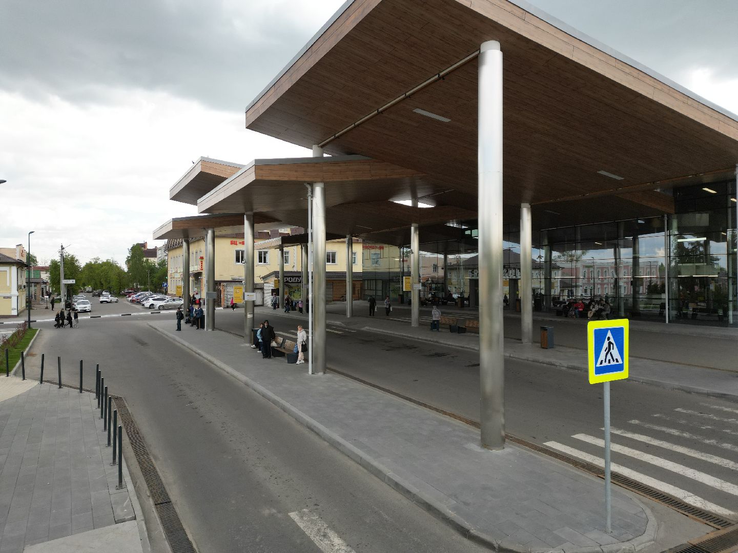 видео с коптера, бронницы, автовокзал,