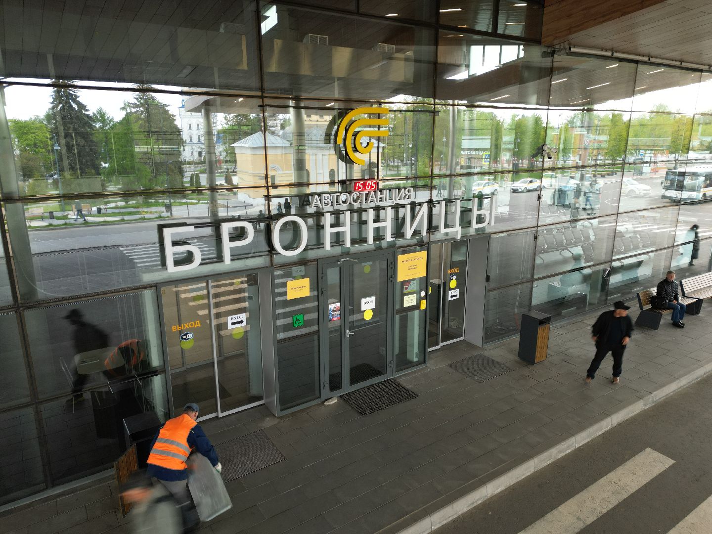 видео с коптера, бронницы, автовокзал,