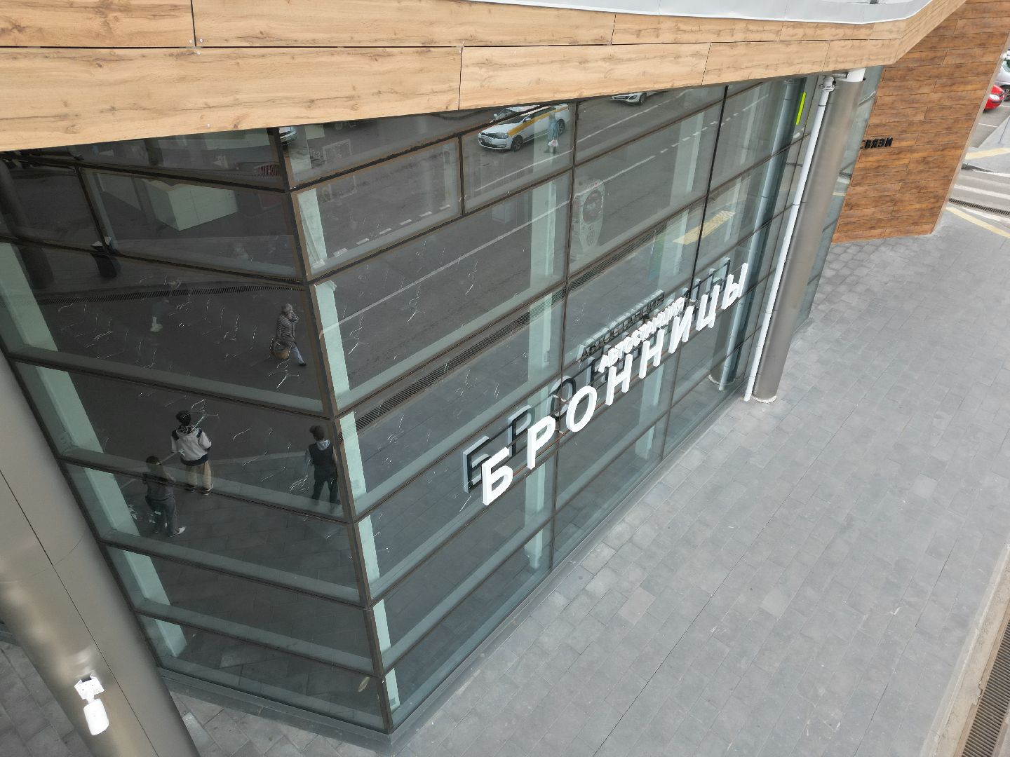 видео с коптера, бронницы, автовокзал,