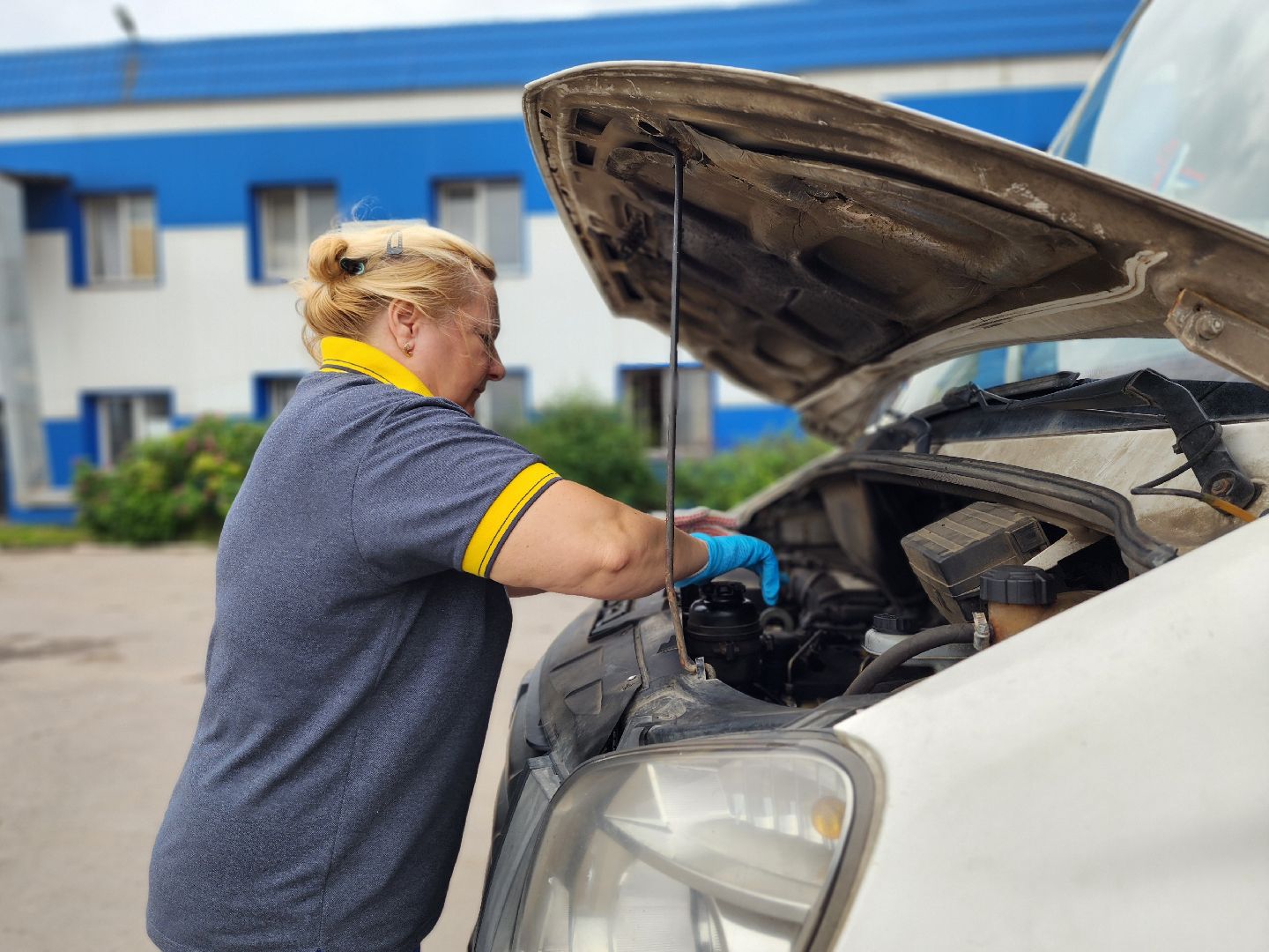 воскресенск, люди, женщина-водитель, мострансавто,