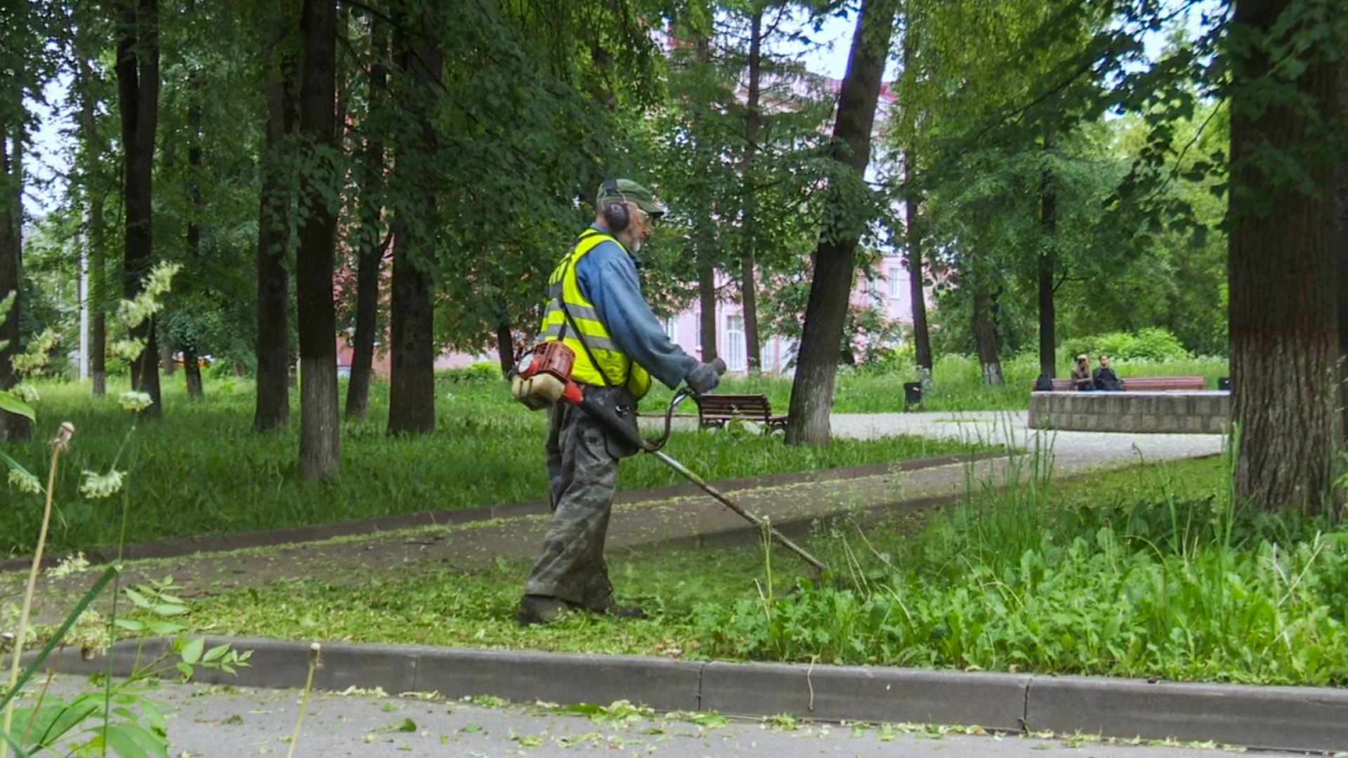 Клин, общество, ЖКХ, покос травы,