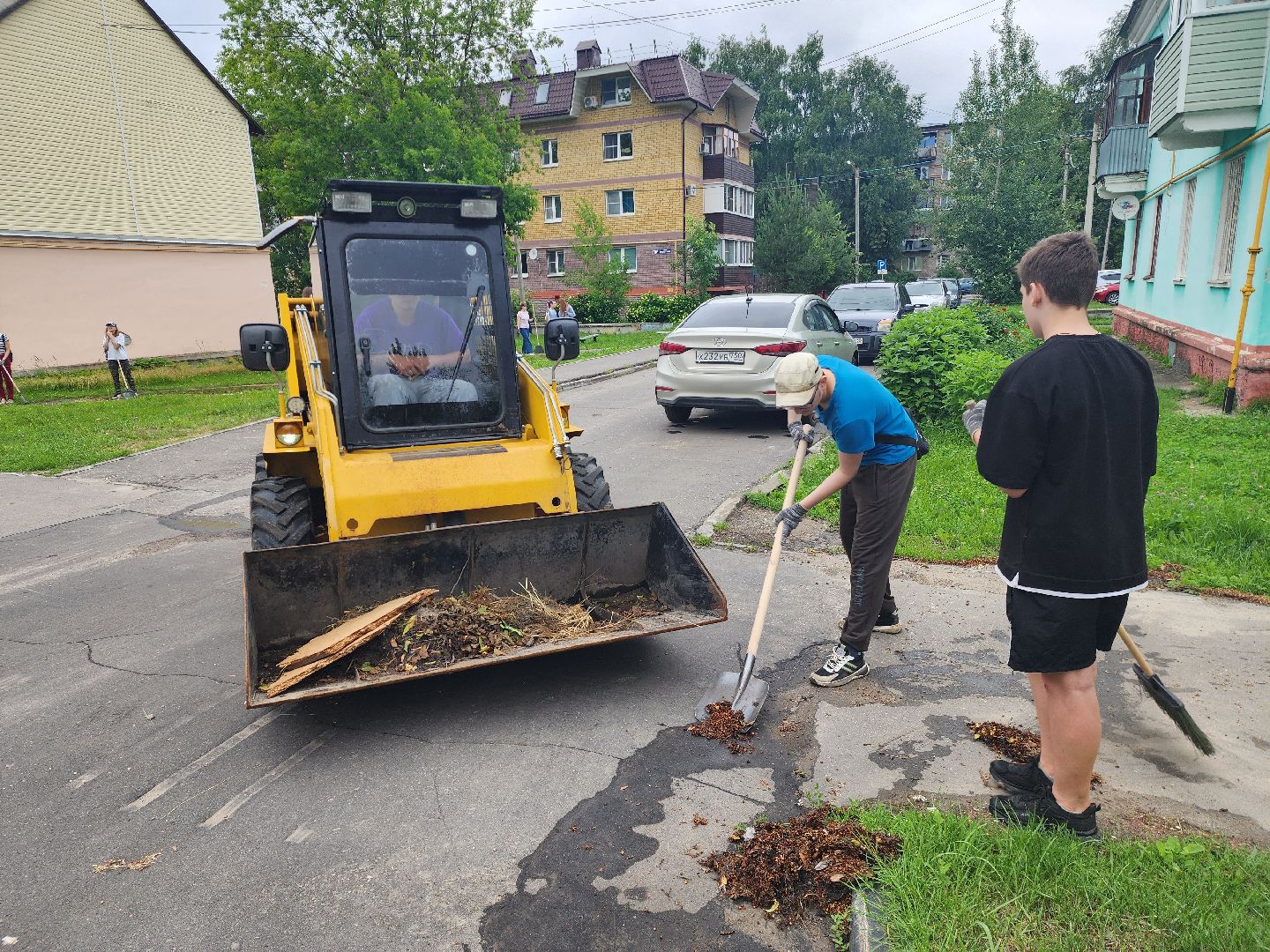 шатура, жкх и благоустройство, жкх подмосковье, школьные бригады, работа,