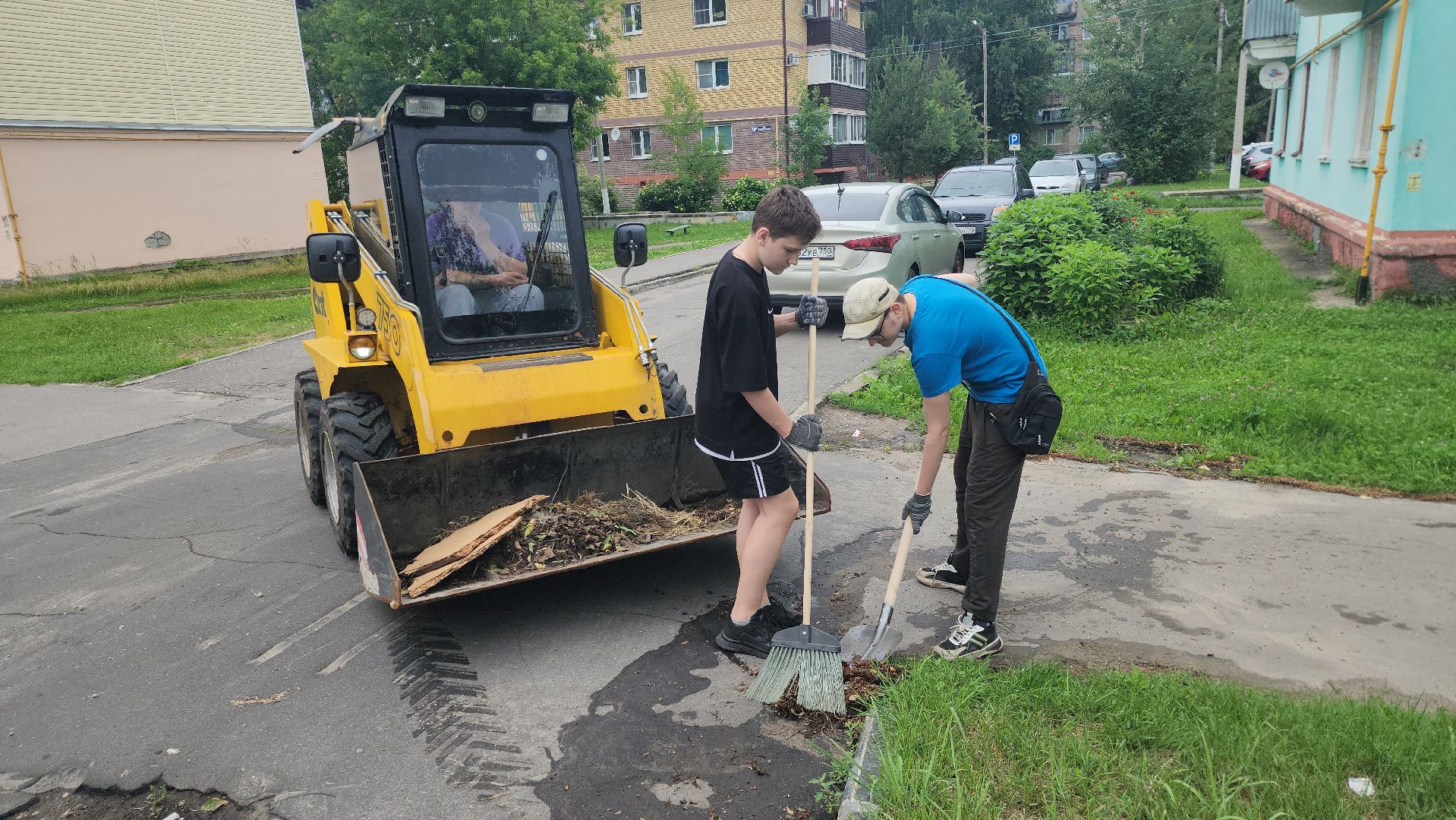 шатура, жкх и благоустройство, жкх подмосковье, школьные бригады, работа,