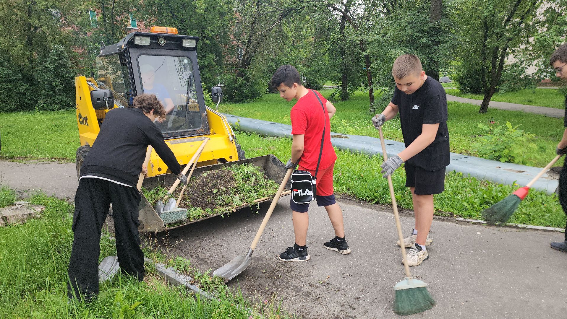 шатура, жкх и благоустройство, жкх подмосковье, школьные бригады, работа,