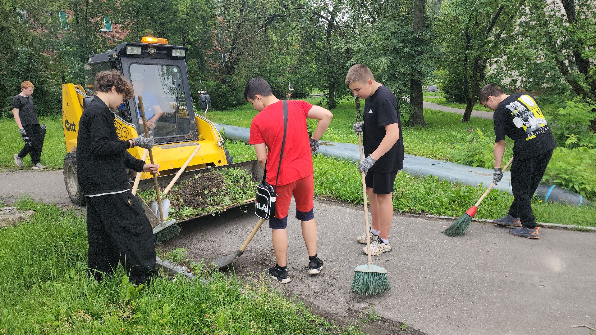 шатура, жкх и благоустройство, жкх подмосковье, школьные бригады, работа,