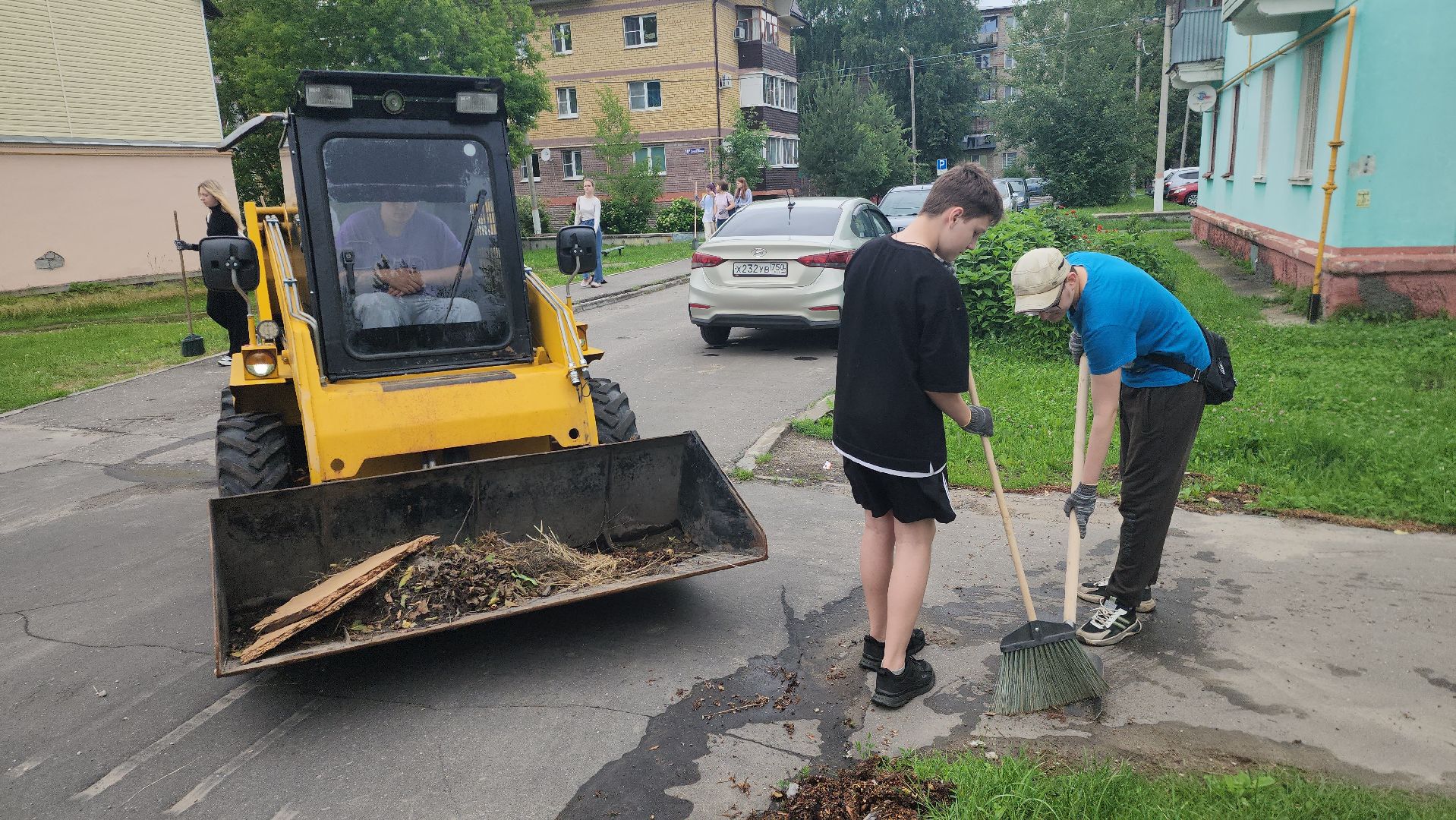 шатура, жкх и благоустройство, жкх подмосковье, школьные бригады, работа,