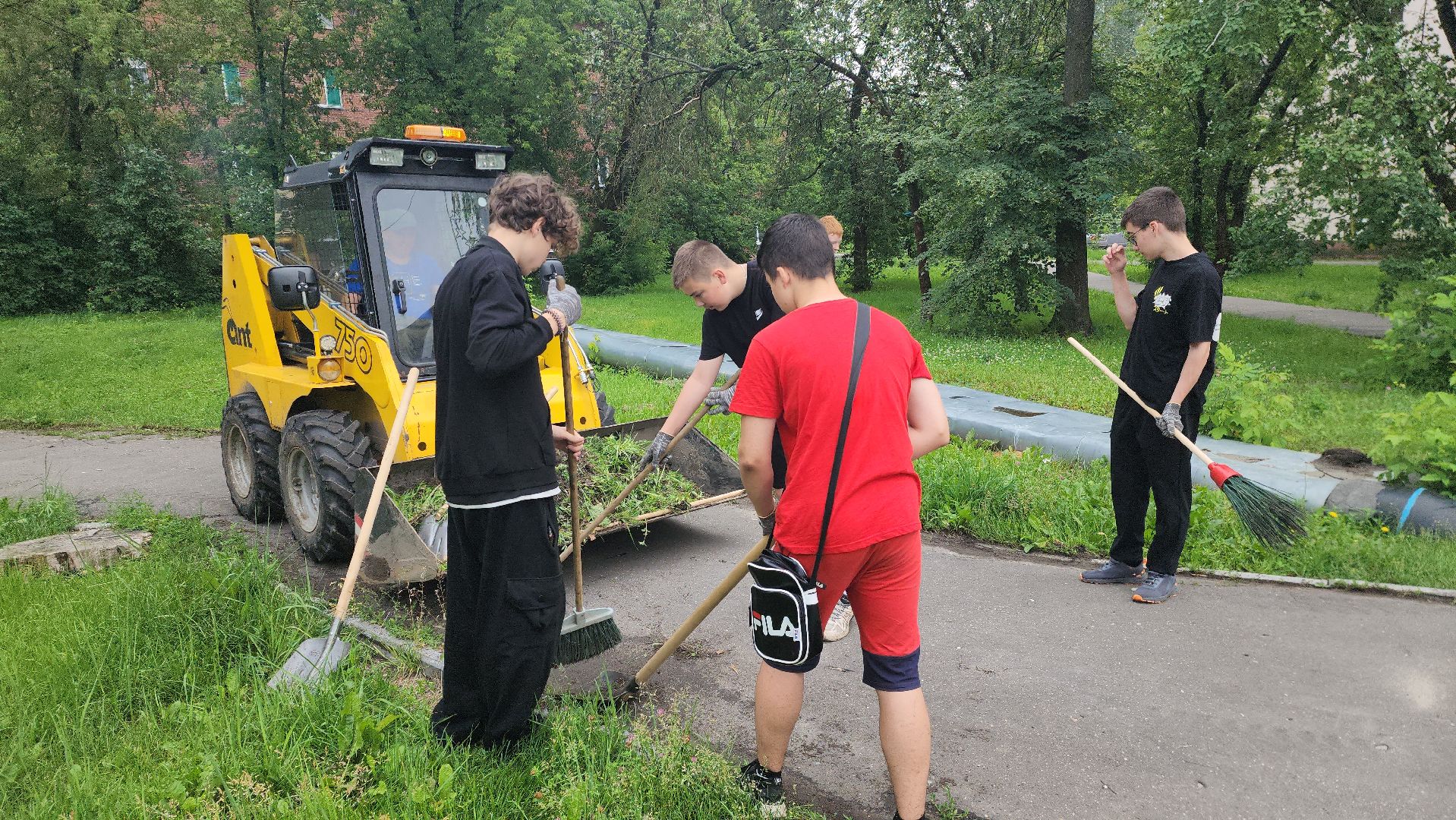 шатура, жкх и благоустройство, жкх подмосковье, школьные бригады, работа,