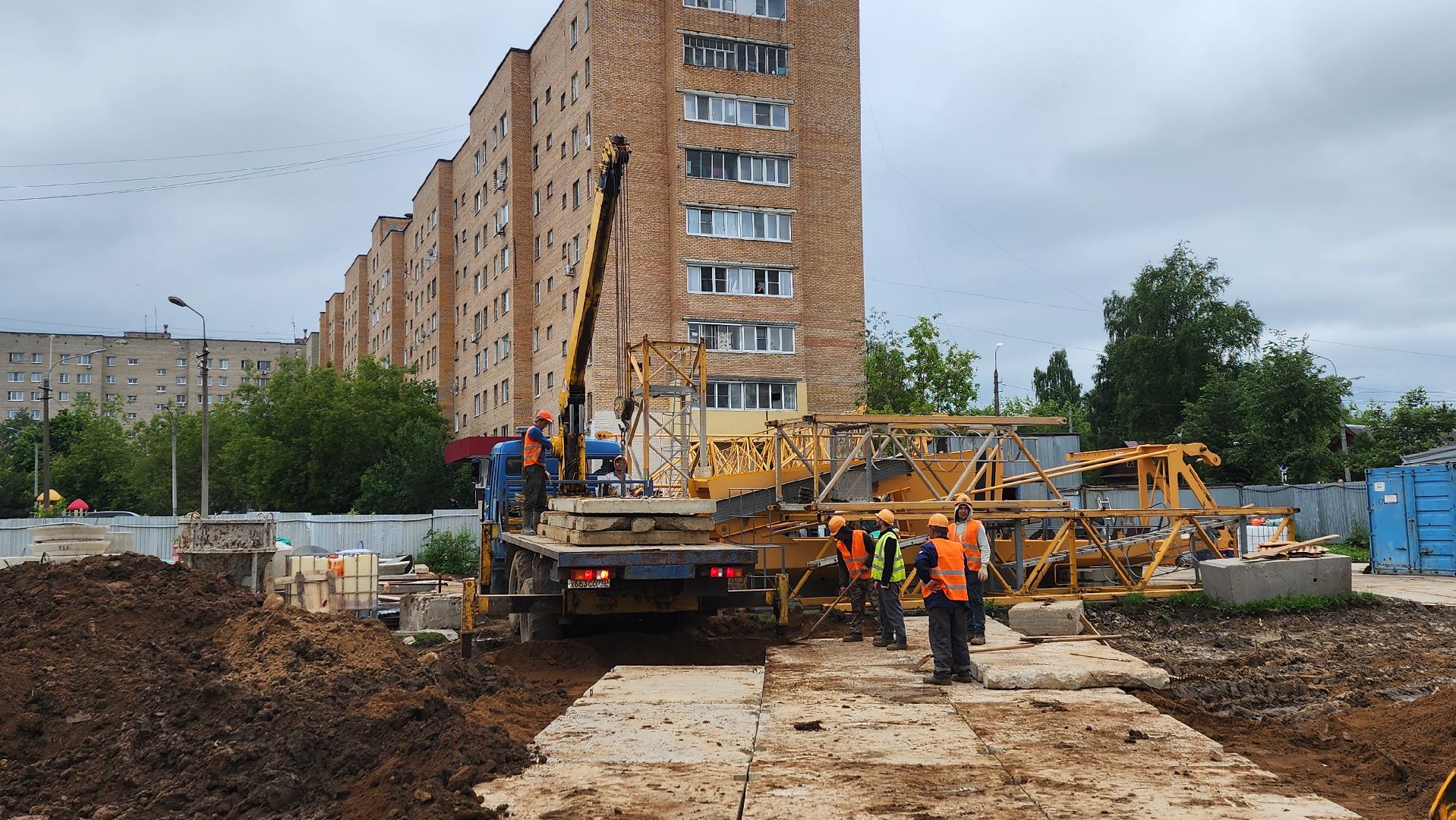 Солнечногорск, Строительство, гимназия 6 им драгунского,