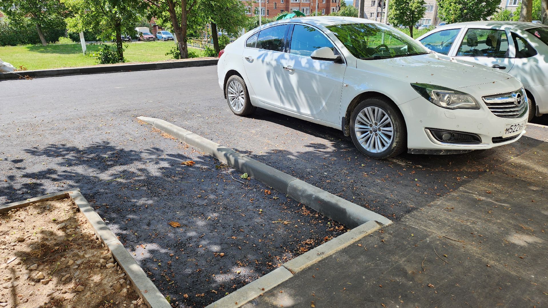 кашира, комплексное благоустройство дворов, мкд, парковки, входные группы, тротуар, каштаны, озеленение,