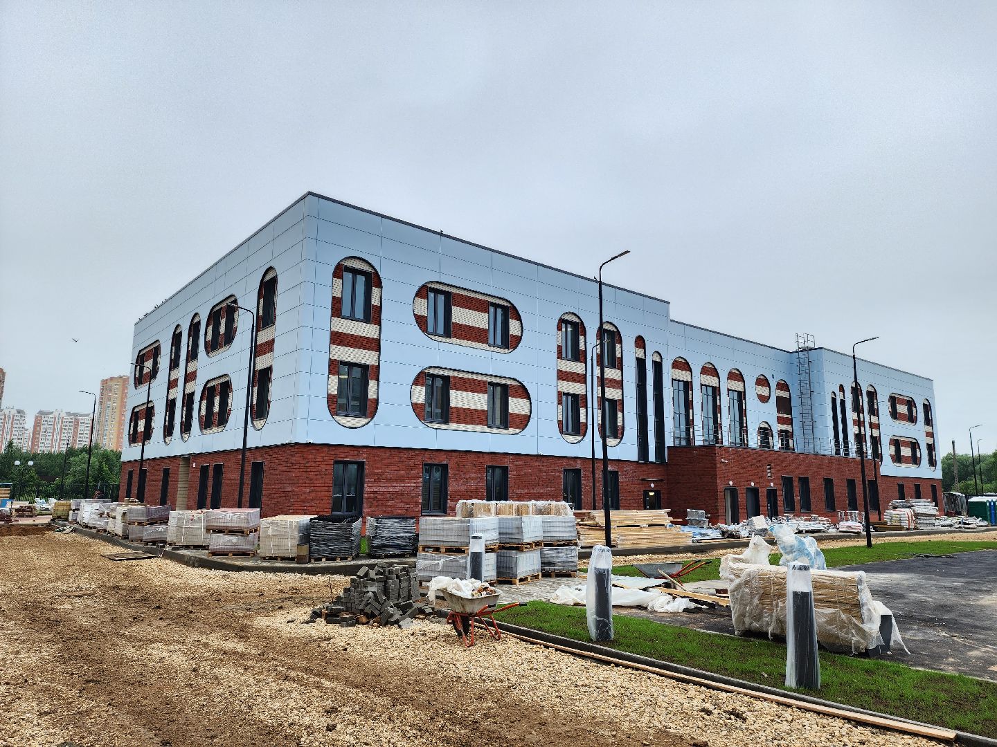 Лобня, Стройка, детский сад,