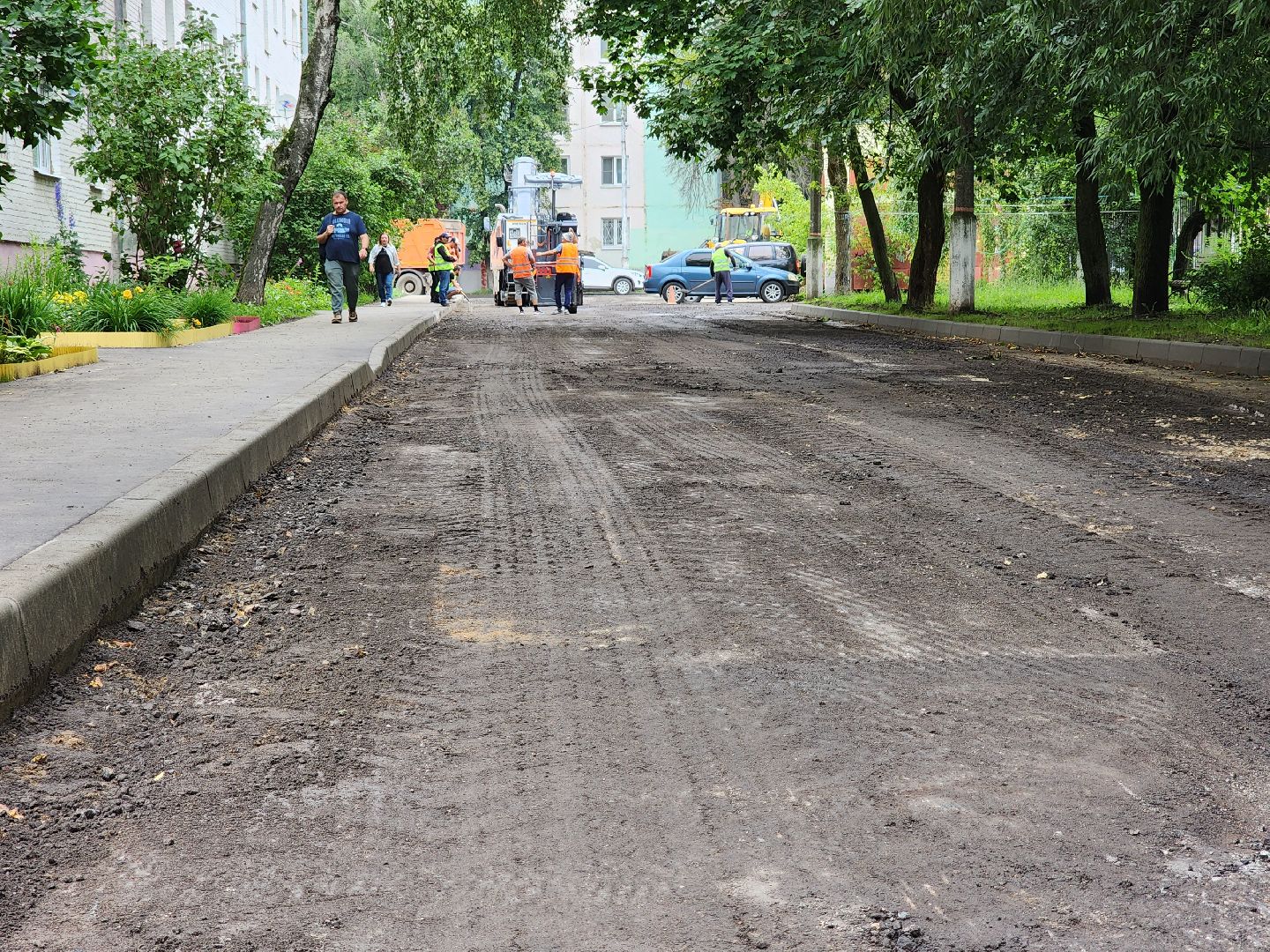 раменское, благоустройство, комплексное благоустройство двора домов на улице Гурьева,