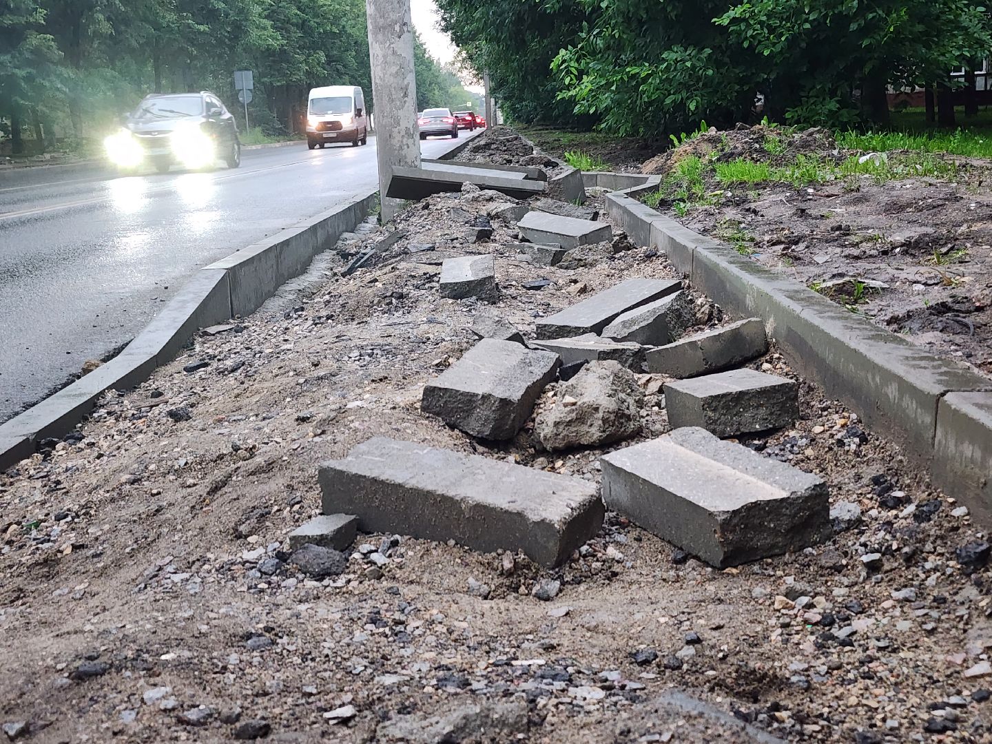 долгопрудный, народные тропы, благоустройство, пешеходная дорожка, асфальт,