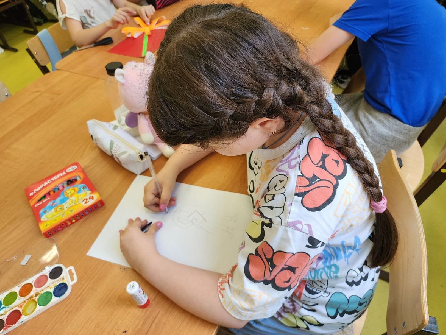 детский лагерь, школьный лагерь, лопатинская сош, ленинский округ, депутат Кокоева, Единая Россия, лагерь дневного пребывания,