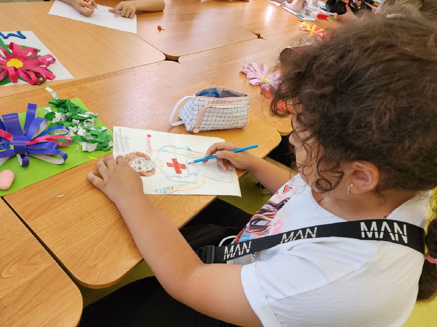 детский лагерь, школьный лагерь, лопатинская сош, ленинский округ, депутат Кокоева, Единая Россия, лагерь дневного пребывания,