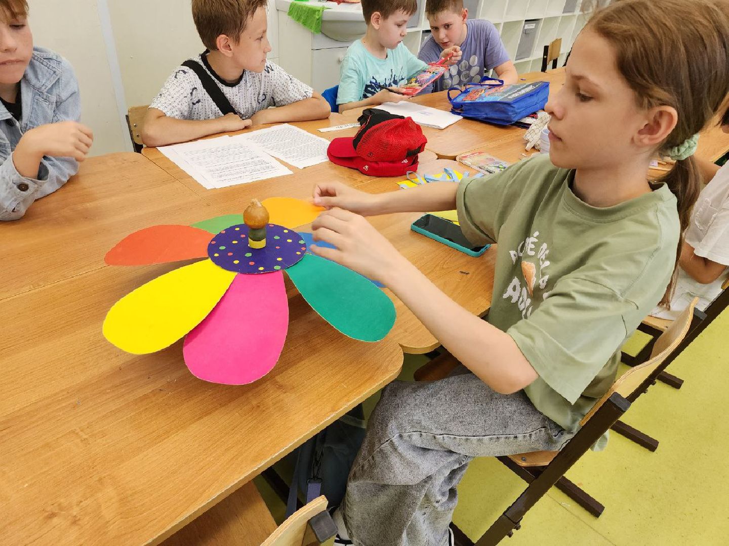 детский лагерь, школьный лагерь, лопатинская сош, ленинский округ, депутат Кокоева, Единая Россия, лагерь дневного пребывания,