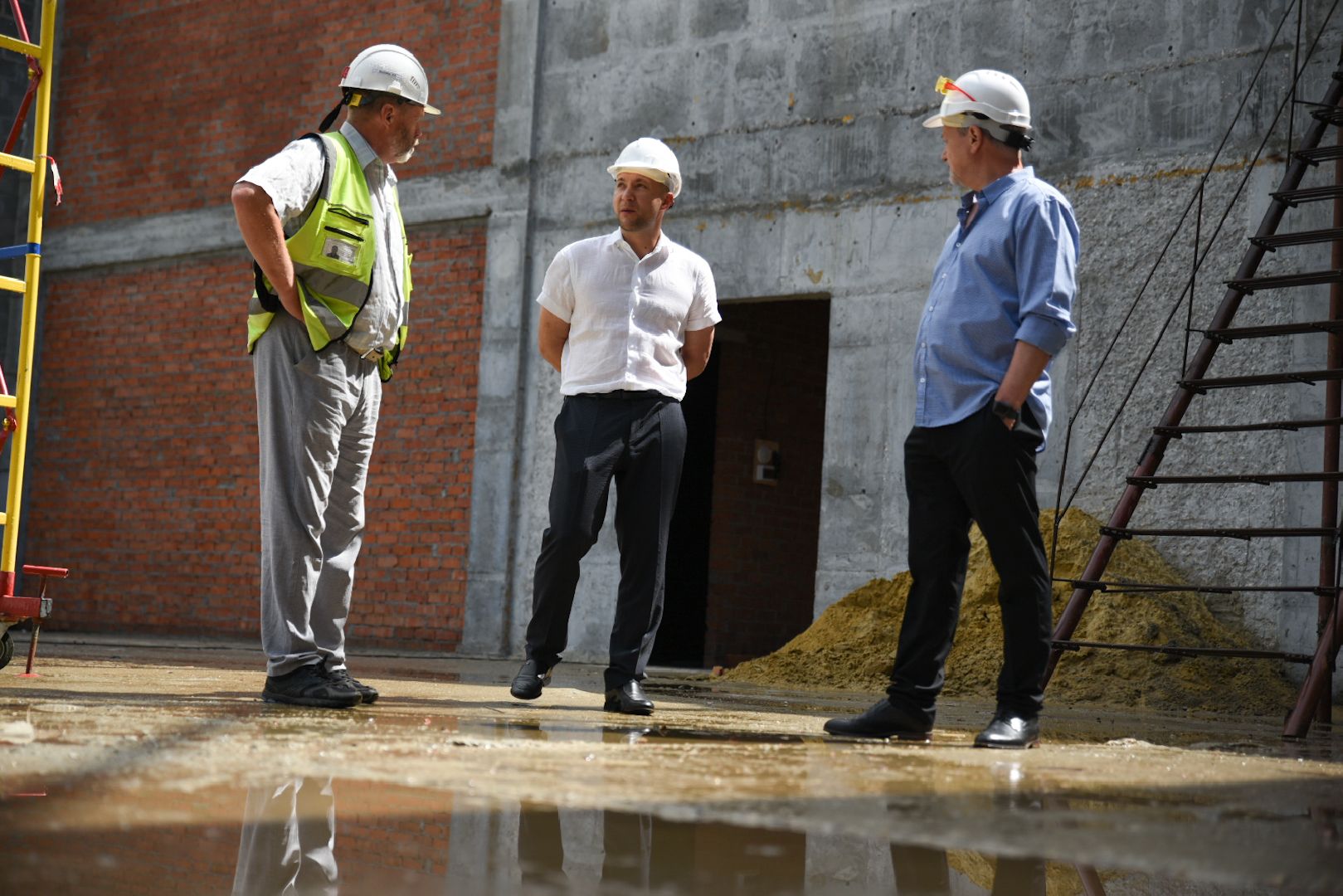 Бронницы, Строительство ФОК, Проверка хода строительства, Спорт,