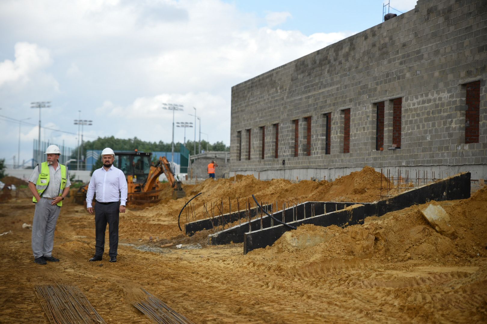 Бронницы, Строительство ФОК, Проверка хода строительства, Спорт,