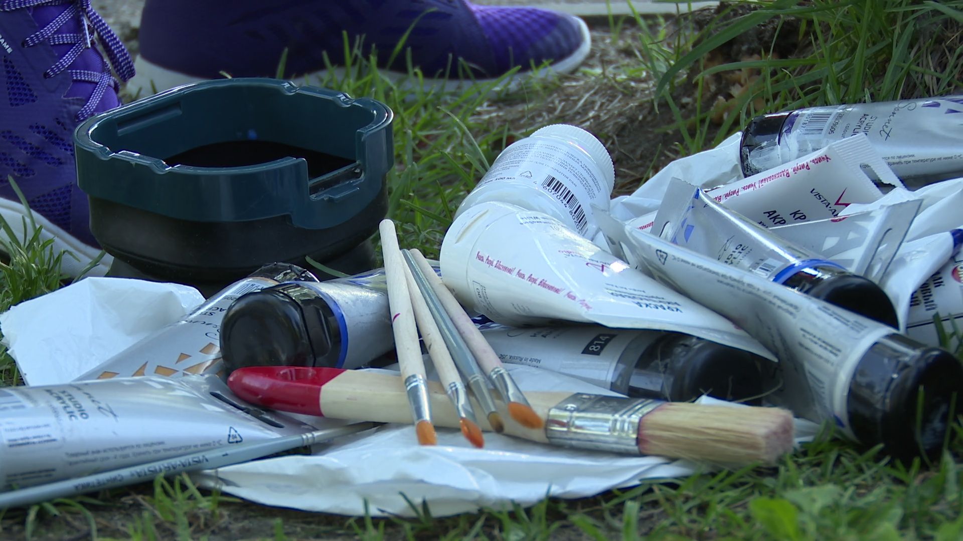 Реутов, парк, спаси дерево, рисунки, художник,