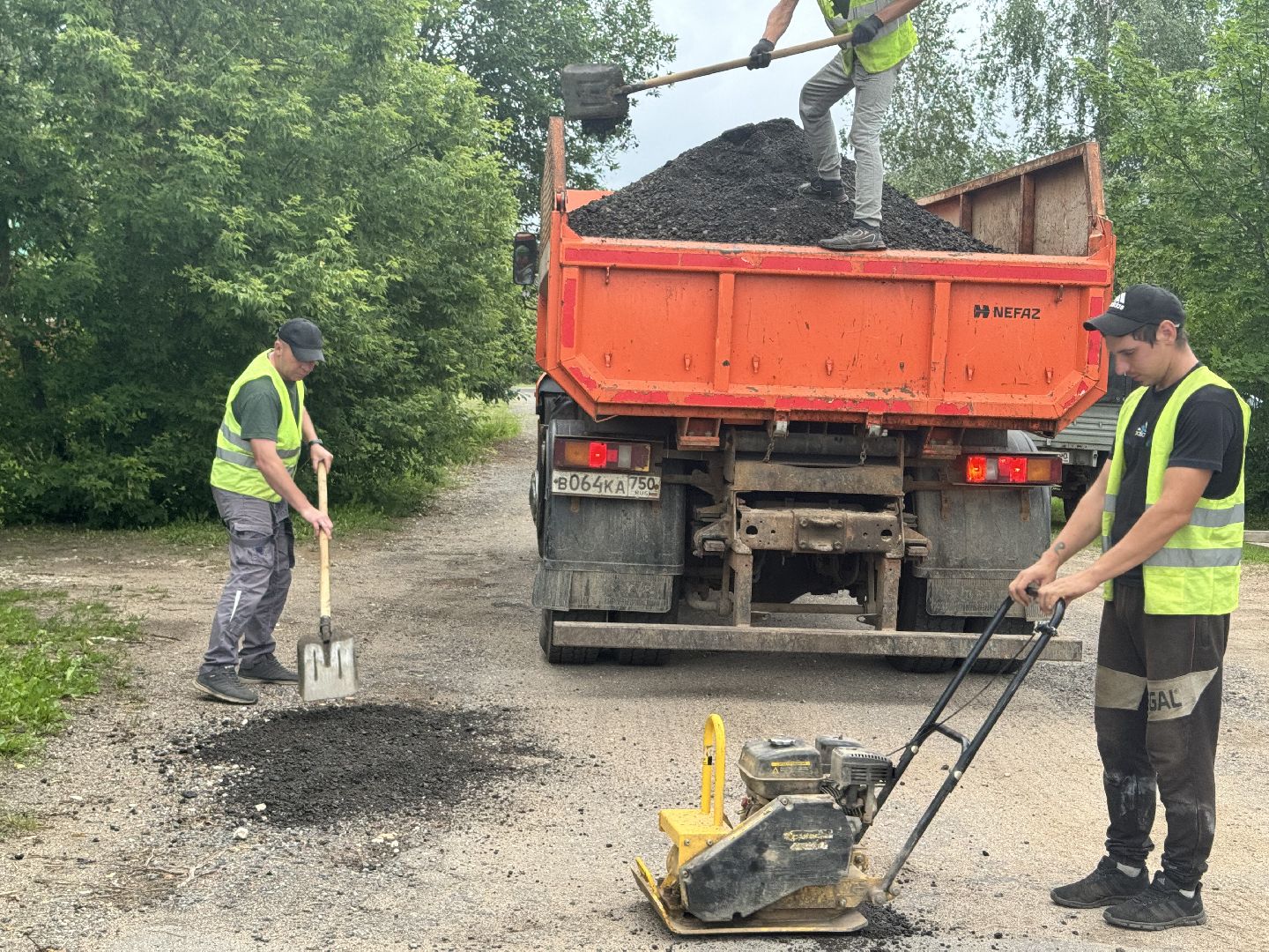 шаховская, ямочный ремонт, коммунальная служба,