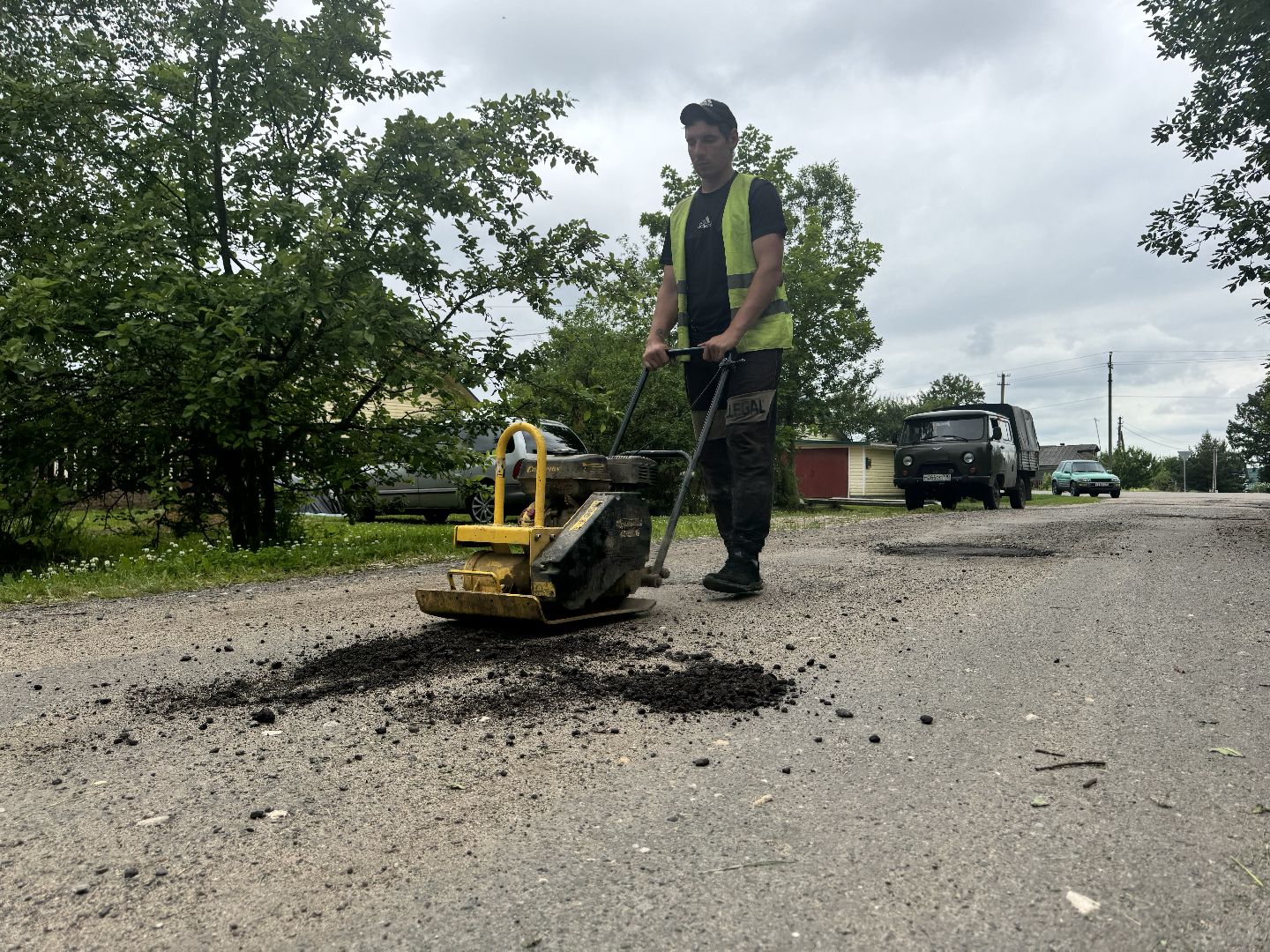 шаховская, ямочный ремонт, коммунальная служба,