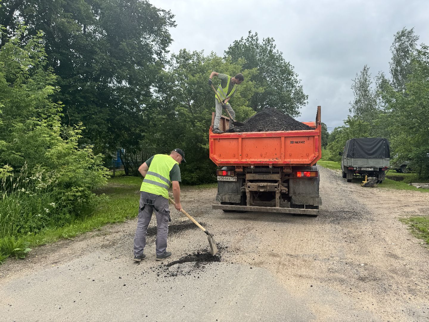 шаховская, ямочный ремонт, коммунальная служба,