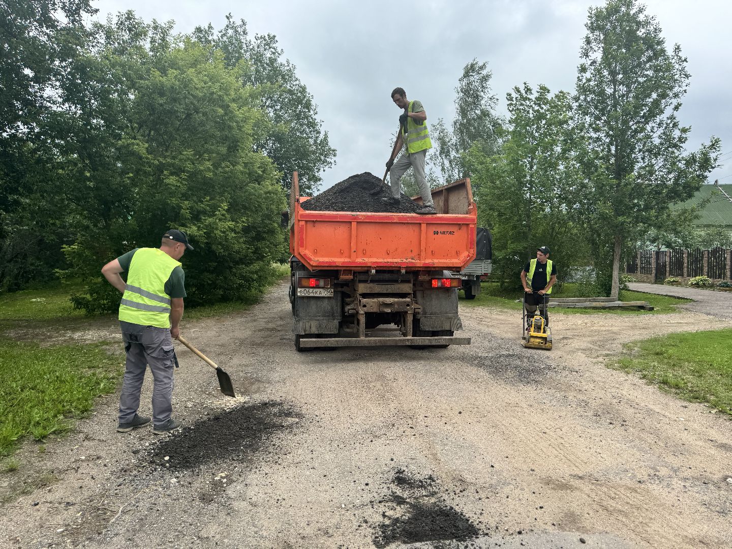 шаховская, ямочный ремонт, коммунальная служба,