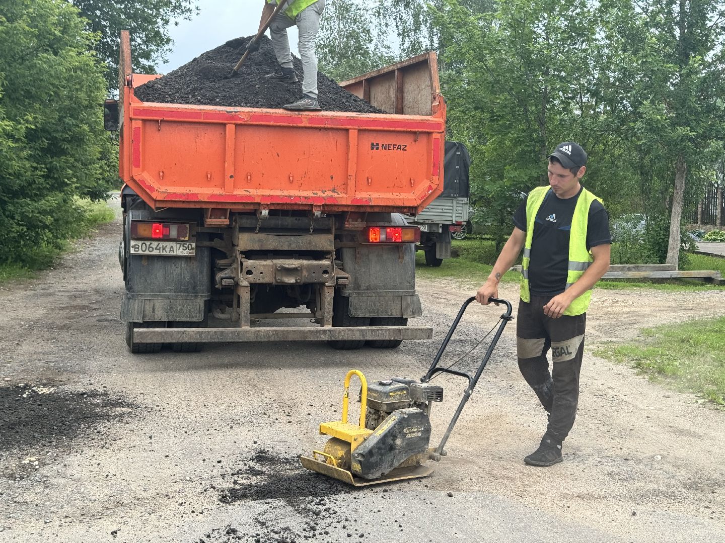 шаховская, ямочный ремонт, коммунальная служба,