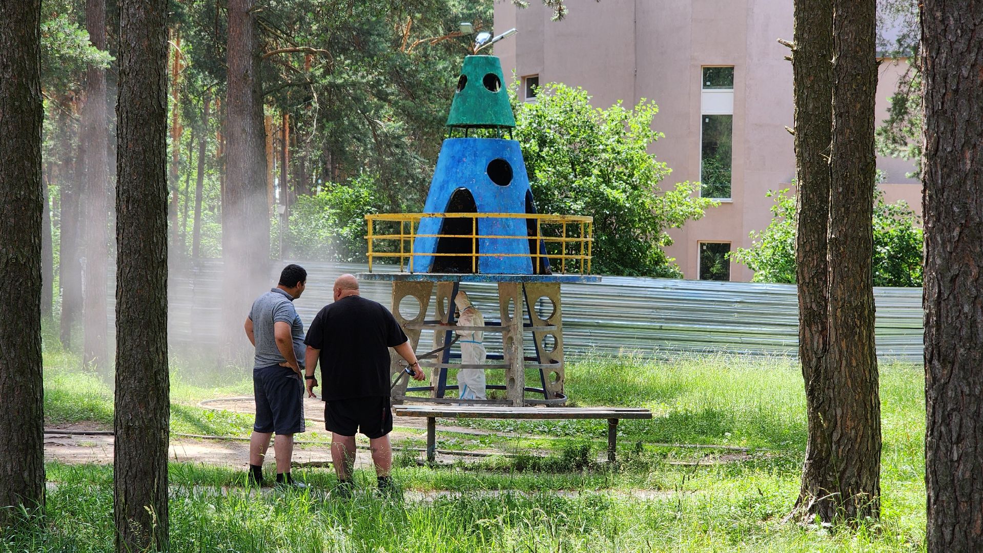 Протвино, благоустойство, ракета, первый этап, арт объект,
