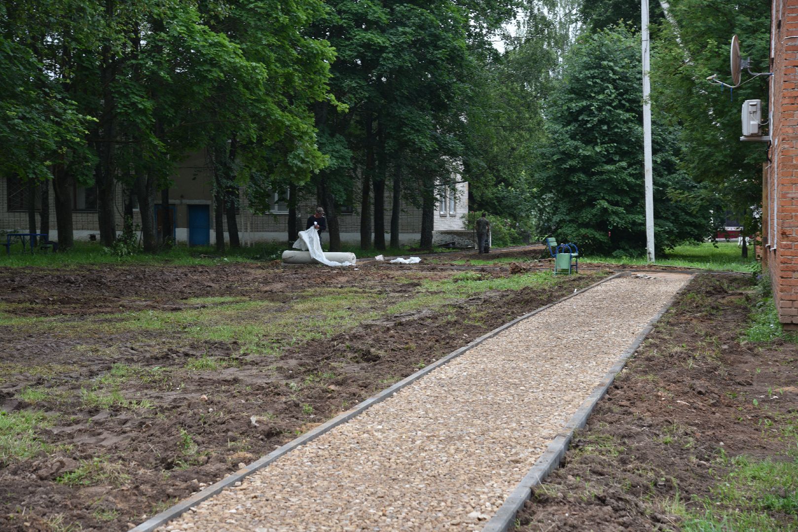 лотошино, микулино, благоустройство, дворовые территории,