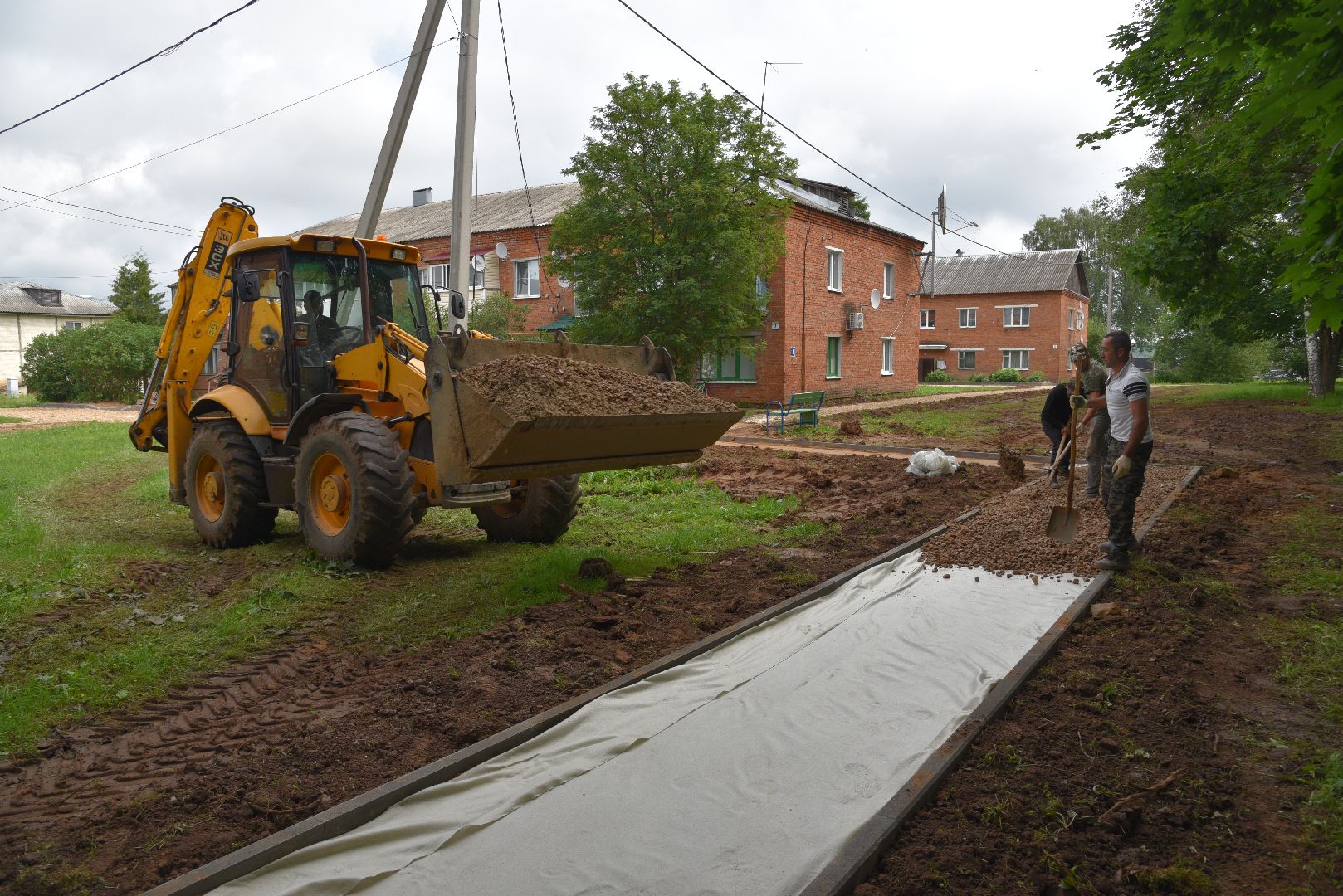 лотошино, микулино, благоустройство, дворовые территории,