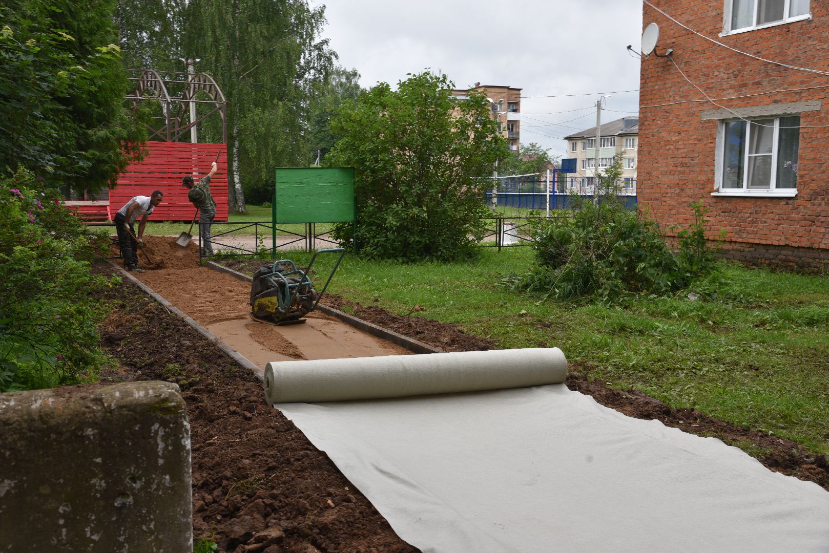 лотошино, микулино, благоустройство, дворовые территории,