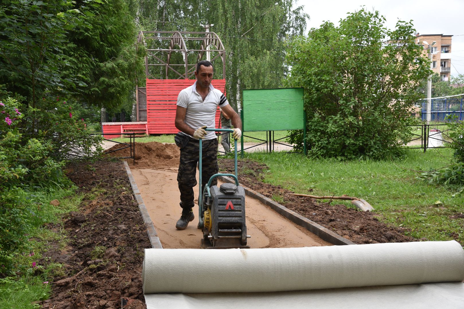 лотошино, микулино, благоустройство, дворовые территории,