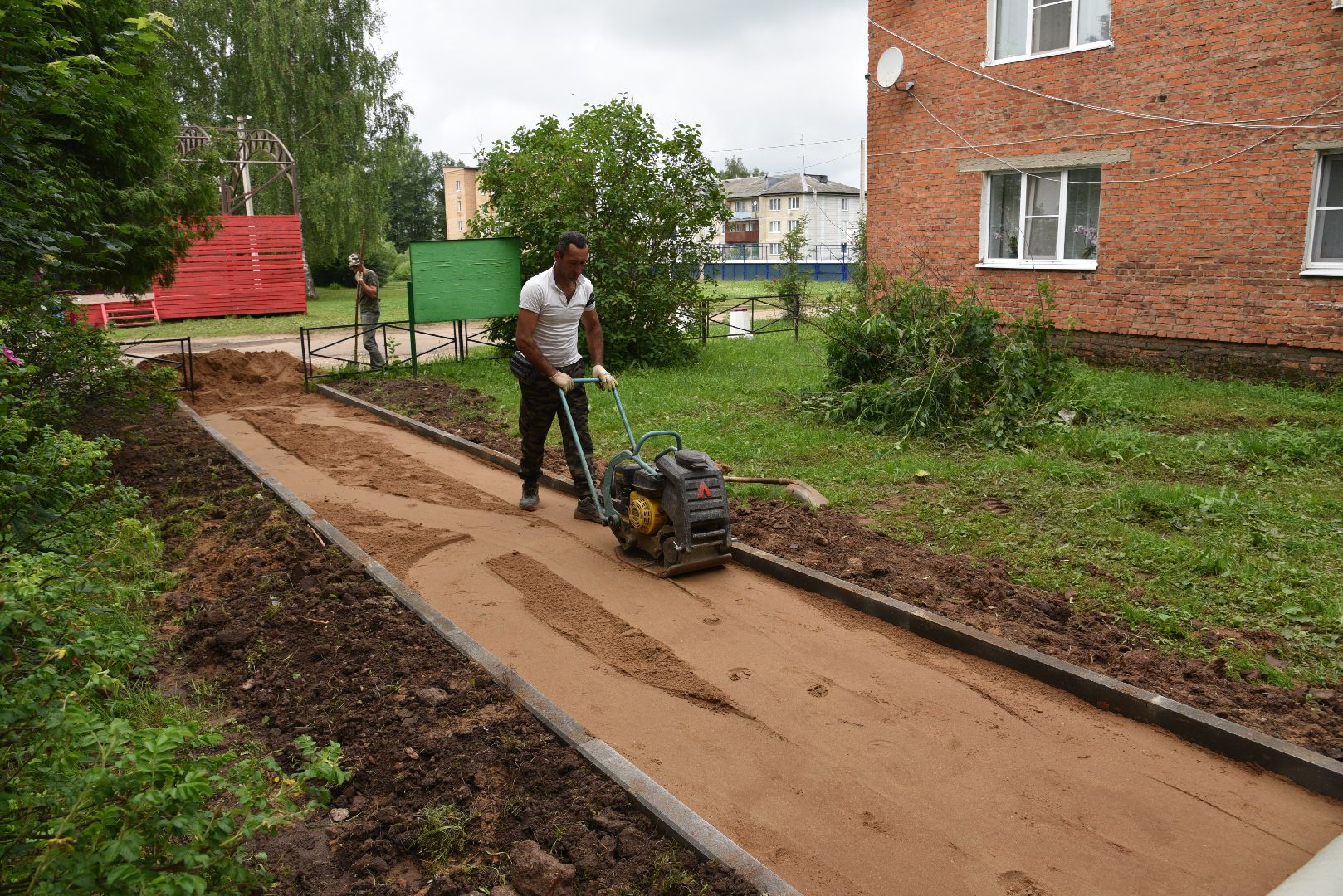 лотошино, микулино, благоустройство, дворовые территории,