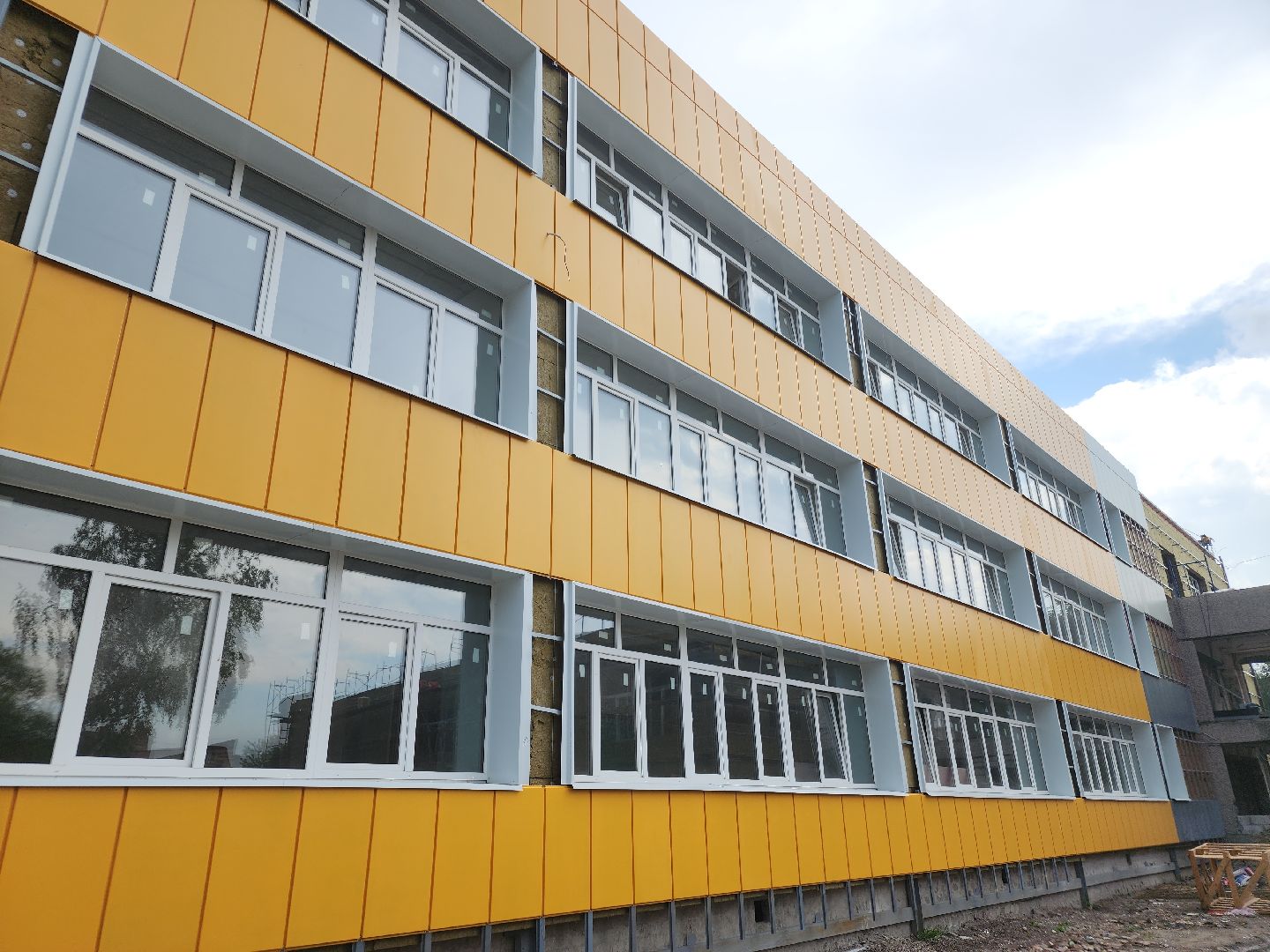 строительные работы, капитальный ремонт, капремонт школы, орехово-зуевский округ,